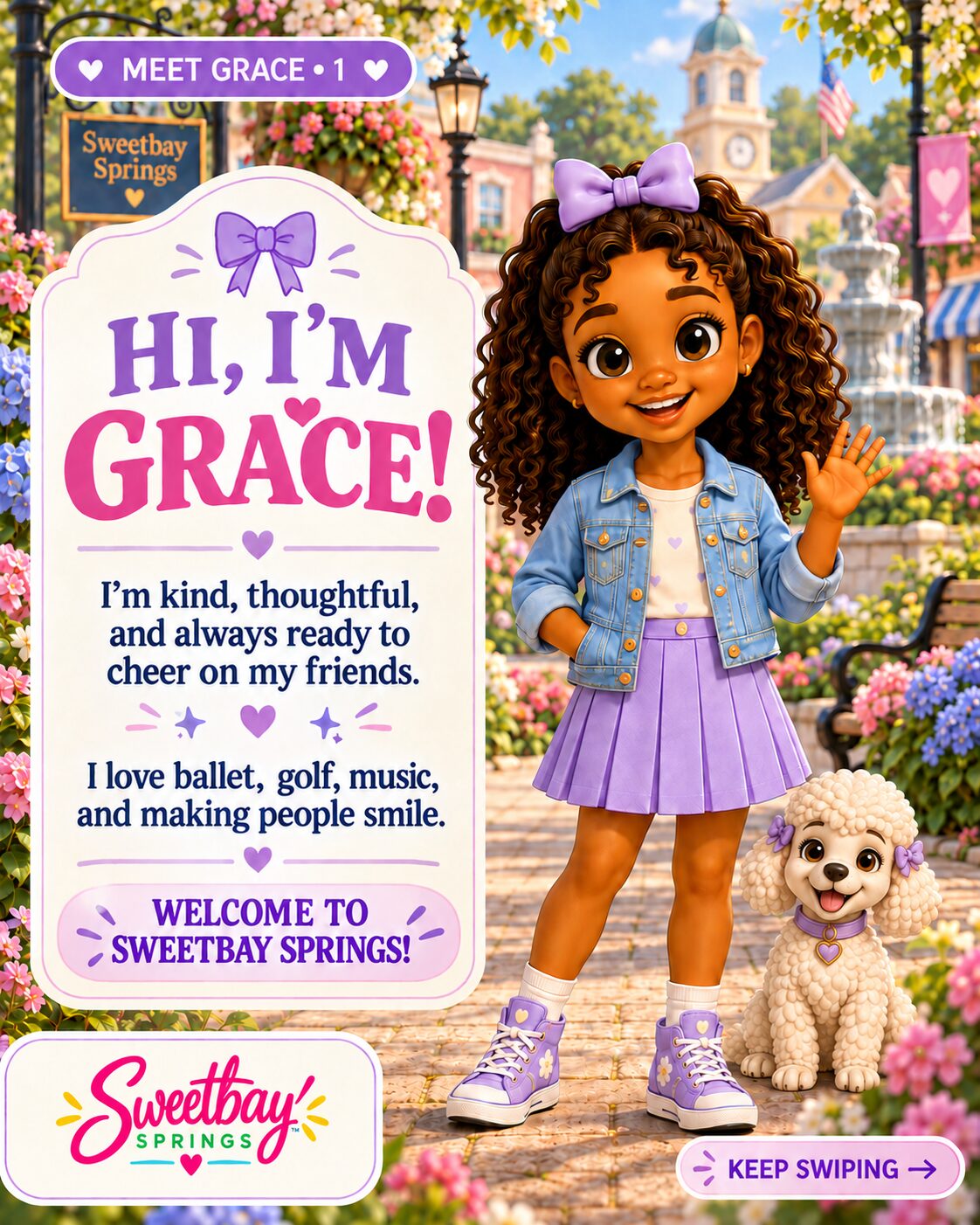 Meet Grace, slide 1 of 7