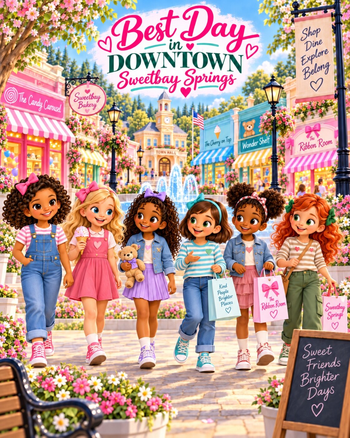 The Sweetbay friends enjoying their best day downtown